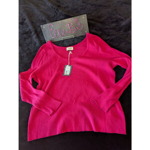 Women's Universal Thread Top Size 3X Pink